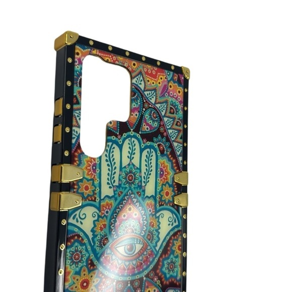 Vintage Mandala Evil Eye Case for Samsung Galaxy S23 Ultra Shockproof & Stylish - Picture 3 of 4